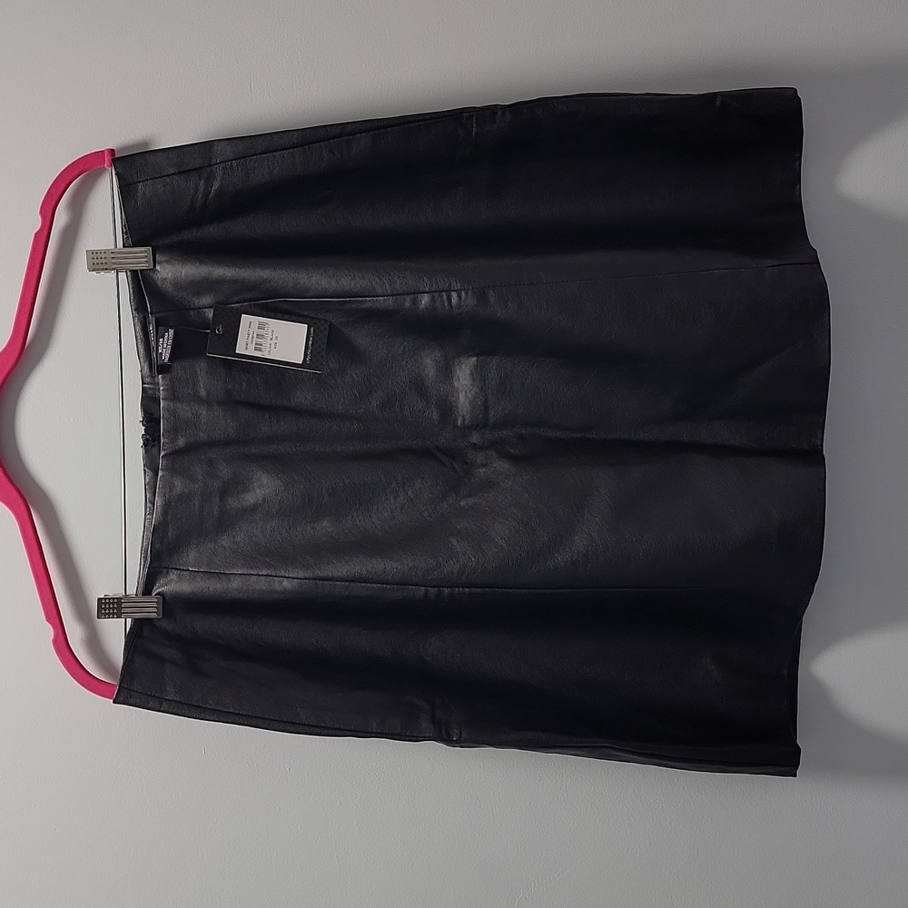 leather like skirt